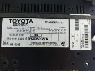 bontott LEXUS IS Rádió / CD