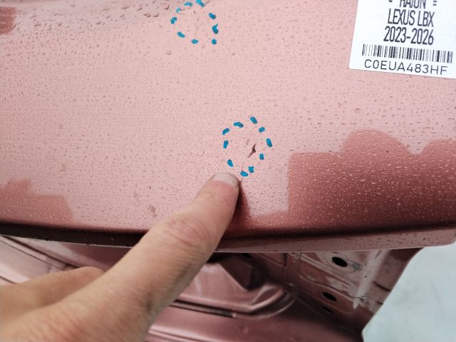 bontott LEXUS LBX Csomagtérajtó (Üres lemez)