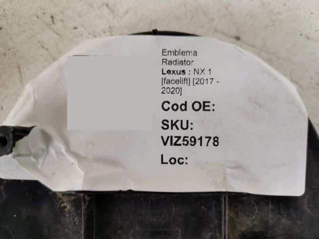 bontott LEXUS NX Első Embléma