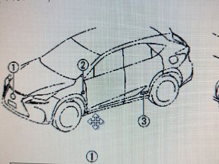 bontott LEXUS NX Hátsó Embléma