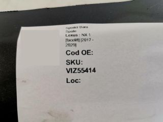 bontott LEXUS NX Hátsó Lökhárító Légterelő