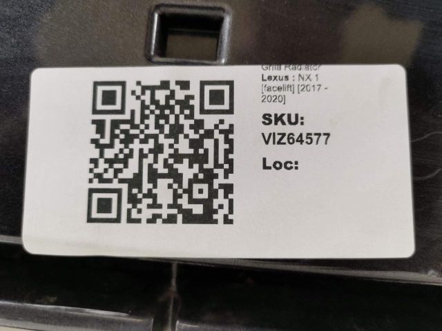 bontott LEXUS NX Hűtőrács