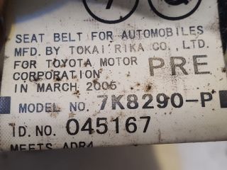 bontott LEXUS RX Bal első Biztonsági Öv