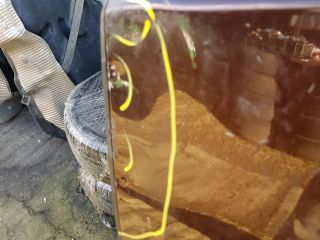 bontott LEXUS RX Bal hátsó Ajtó (Üres lemez)