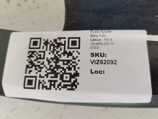 bontott LEXUS RX Első Lökhárító Alsó (Műanyag)