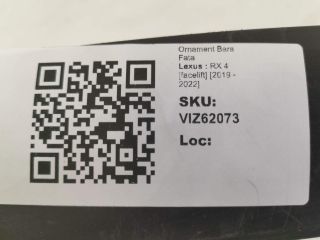 bontott LEXUS RX Első Lökhárító Díszléc