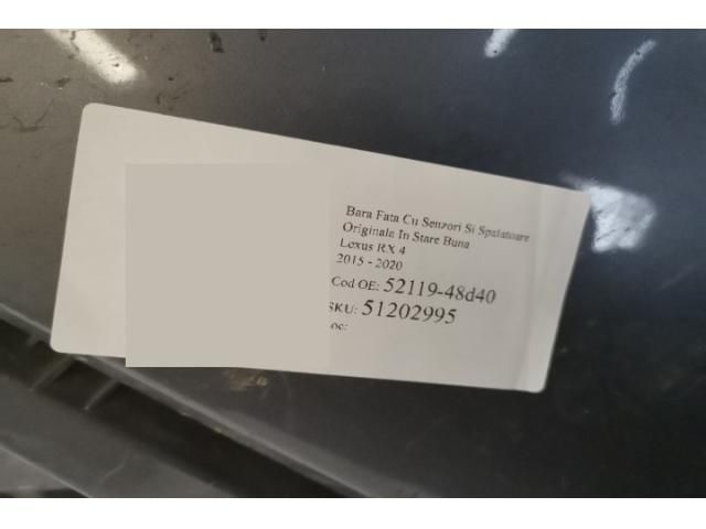 bontott LEXUS RX Első Lökhárító (Részeivel)