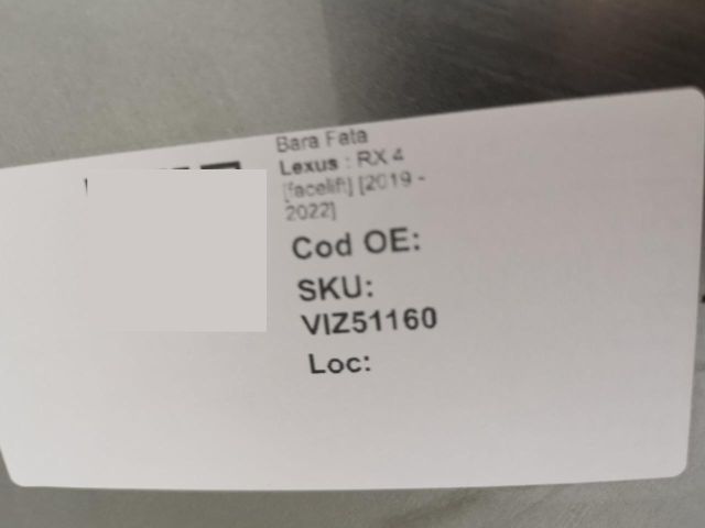 bontott LEXUS RX Első Lökhárító (Részeivel)