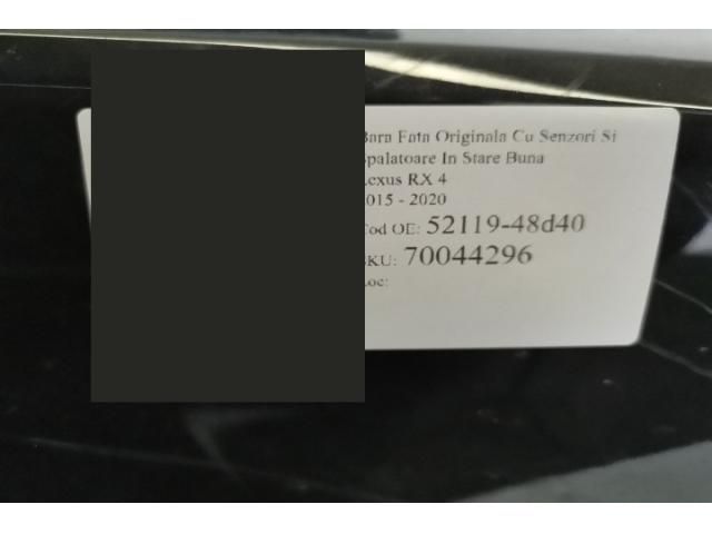 bontott LEXUS RX Első Lökhárító (Részeivel)