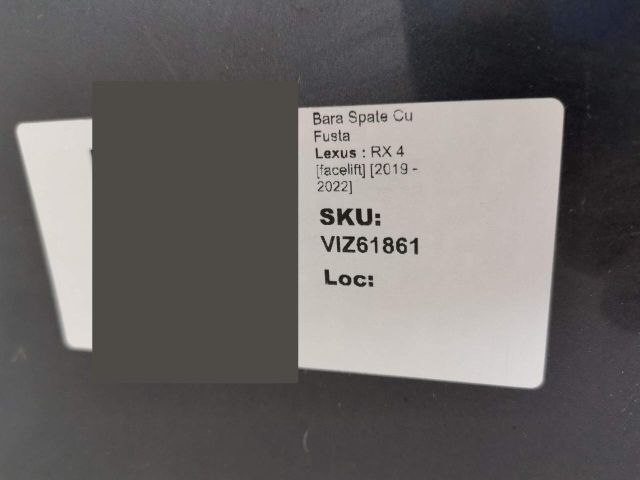 bontott LEXUS RX Hátsó Lökhárító (Részeivel)