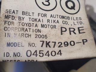 bontott LEXUS RX Jobb első Biztonsági Öv