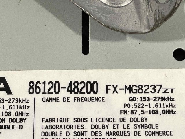 bontott LEXUS RX Rádió / CD