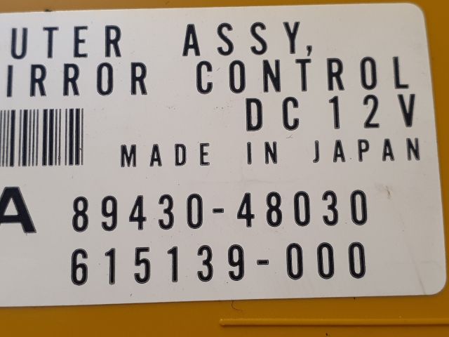 bontott LEXUS RX Tükör Állító Elektronika