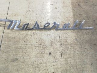 bontott MASERATI GHIBLI Hátsó Embléma