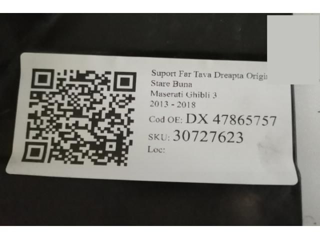 bontott MASERATI GHIBLI Jobb Fényszóró Tartó