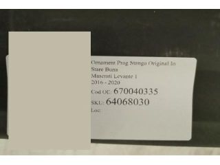 bontott MASERATI LEVANTE Bal első Küszöb Díszléc