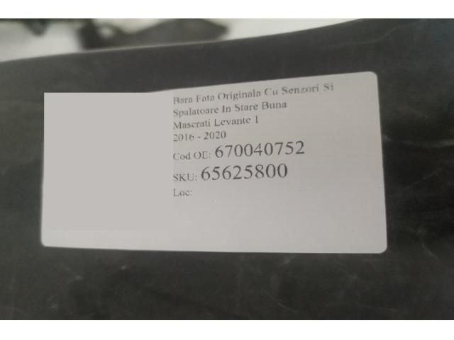 bontott MASERATI LEVANTE Első Lökhárító (Részeivel)
