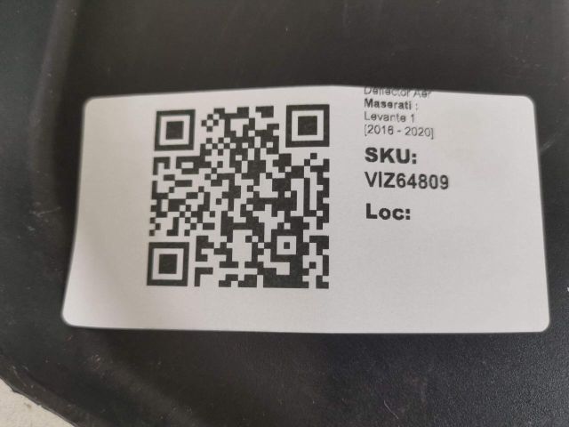 bontott MASERATI LEVANTE Légterelő