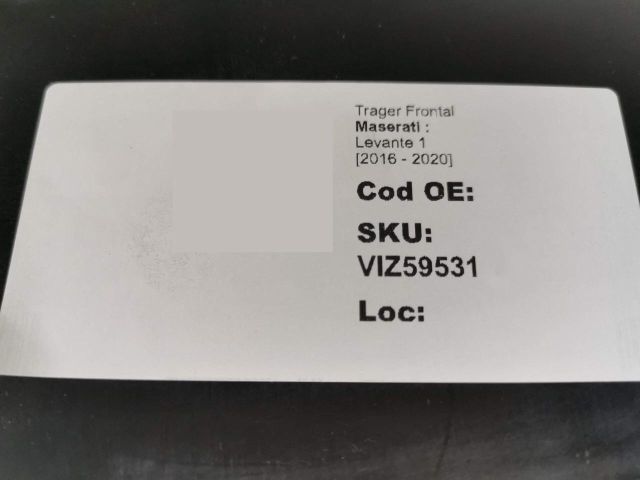 bontott MASERATI LEVANTE Vízhűtő Radiátor Tartó