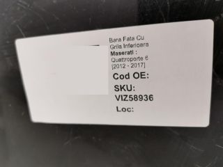 bontott MASERATI QUATTROPORTE Első Lökhárító (Üresen)