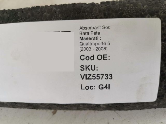 bontott MASERATI QUATTROPORTE Első Lökhárító Ütközés Elnyelő Hab