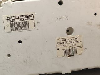 bontott MAZDA 2 Kilométeróra