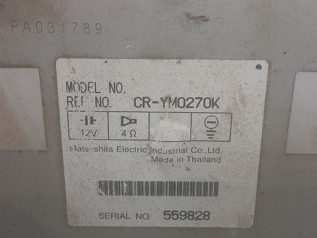 bontott MAZDA 2 Rádió / CD