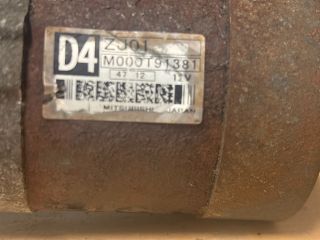 bontott MAZDA 3 Önindító