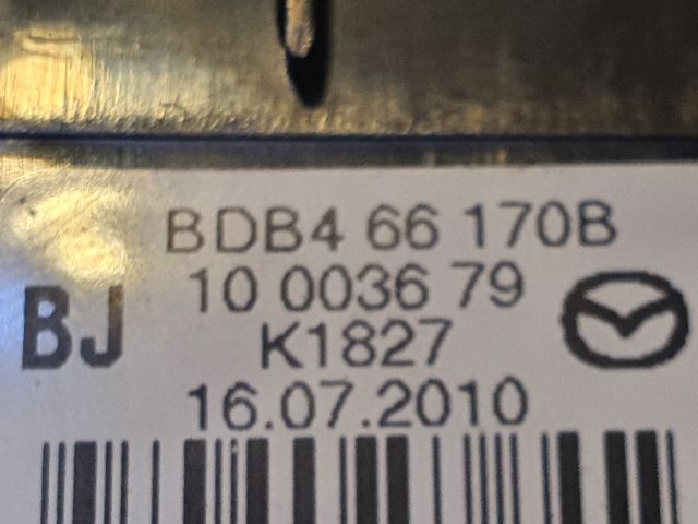 bontott MAZDA 3 Fényszórómagasság Állító Kapcsoló