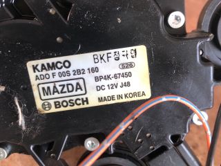 bontott MAZDA 3 Hátsó Ablaktörlő Motor
