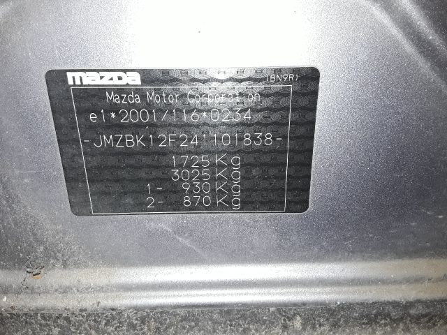 bontott MAZDA 3 Jobb első Ajtó (Üres lemez)