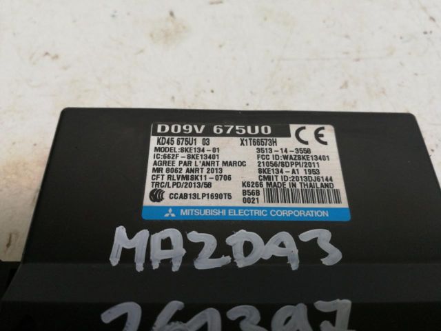 bontott MAZDA 3 Kulcs Nélküli Nyitás Jeladó