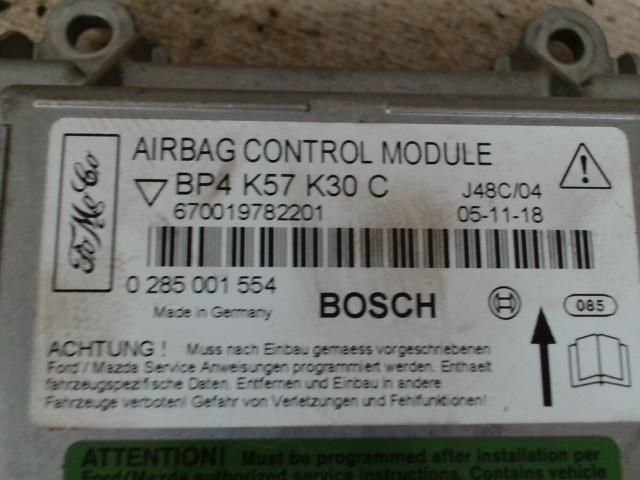 bontott MAZDA 3 Légzsák Elektronika