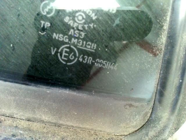 bontott MAZDA 323 Bal C Oszlop Oldalablak Üveg