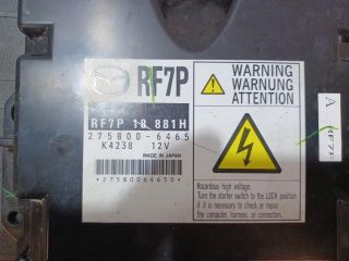 bontott MAZDA 5 Motorvezérlő