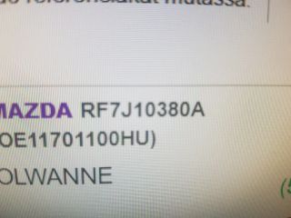 bontott MAZDA 6 Olajteknő