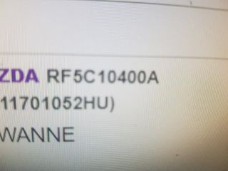 bontott MAZDA 6 Olajteknő