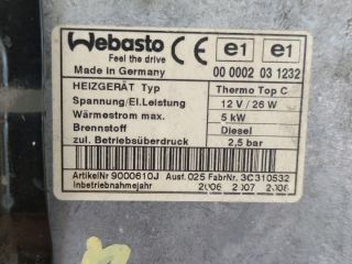 bontott MAZDA 6 Állófűtés (Részeivel)