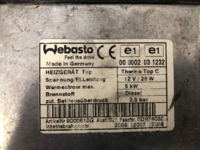 bontott MAZDA 6 Állófűtés (Részeivel)