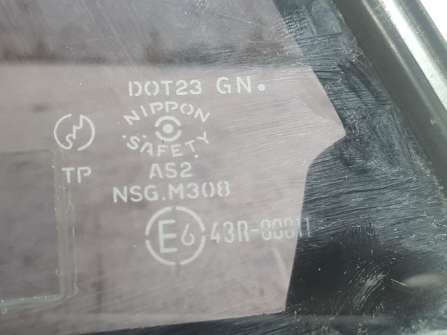 bontott MAZDA 6 Bal hátsó Fixüveg (Ajtóban)