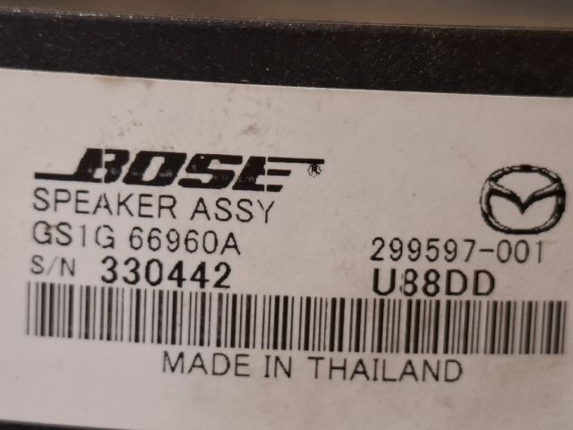 bontott MAZDA 6 Bal hátsó Hangszóró