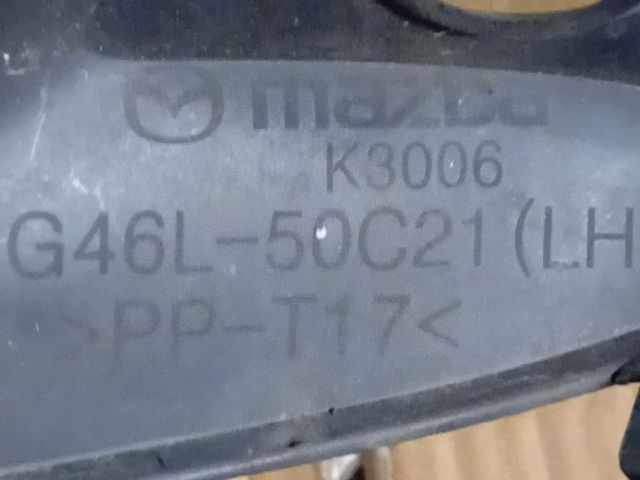 bontott MAZDA 6 Bal Ködfényszóró Lámpakeret