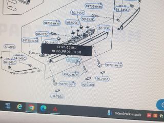 bontott MAZDA 6 Csomagtérajtó Díszléc