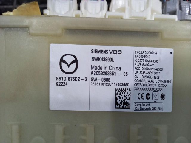 bontott MAZDA 6 Elektronika (Magában)