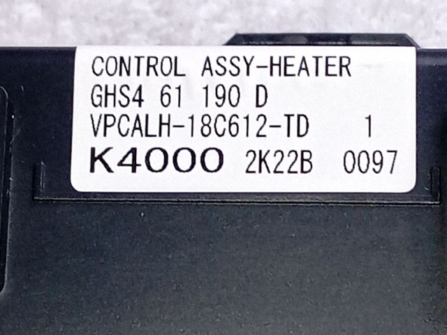 bontott MAZDA 6 Fűtéskapcsoló (digit klímás)