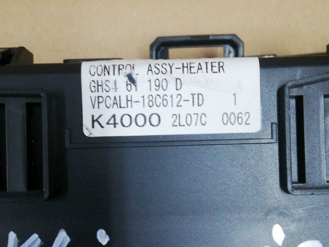 bontott MAZDA 6 Fűtéskapcsoló (digit klímás)