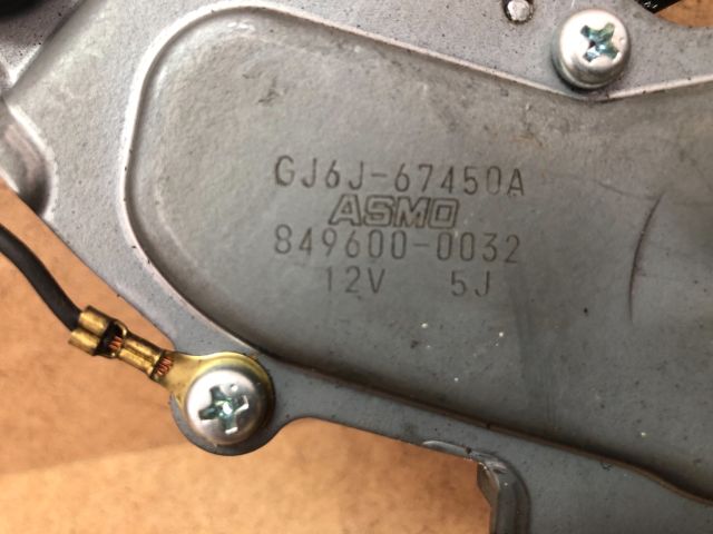 bontott MAZDA 6 Hátsó Ablaktörlő Motor