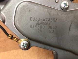 bontott MAZDA 6 Hátsó Ablaktörlő Motor