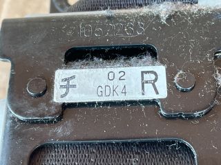 bontott MAZDA 6 Jobb első Biztonsági Öv