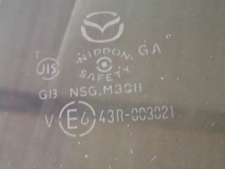 bontott MAZDA 6 Jobb hátsó Fixüveg (Ajtóban)